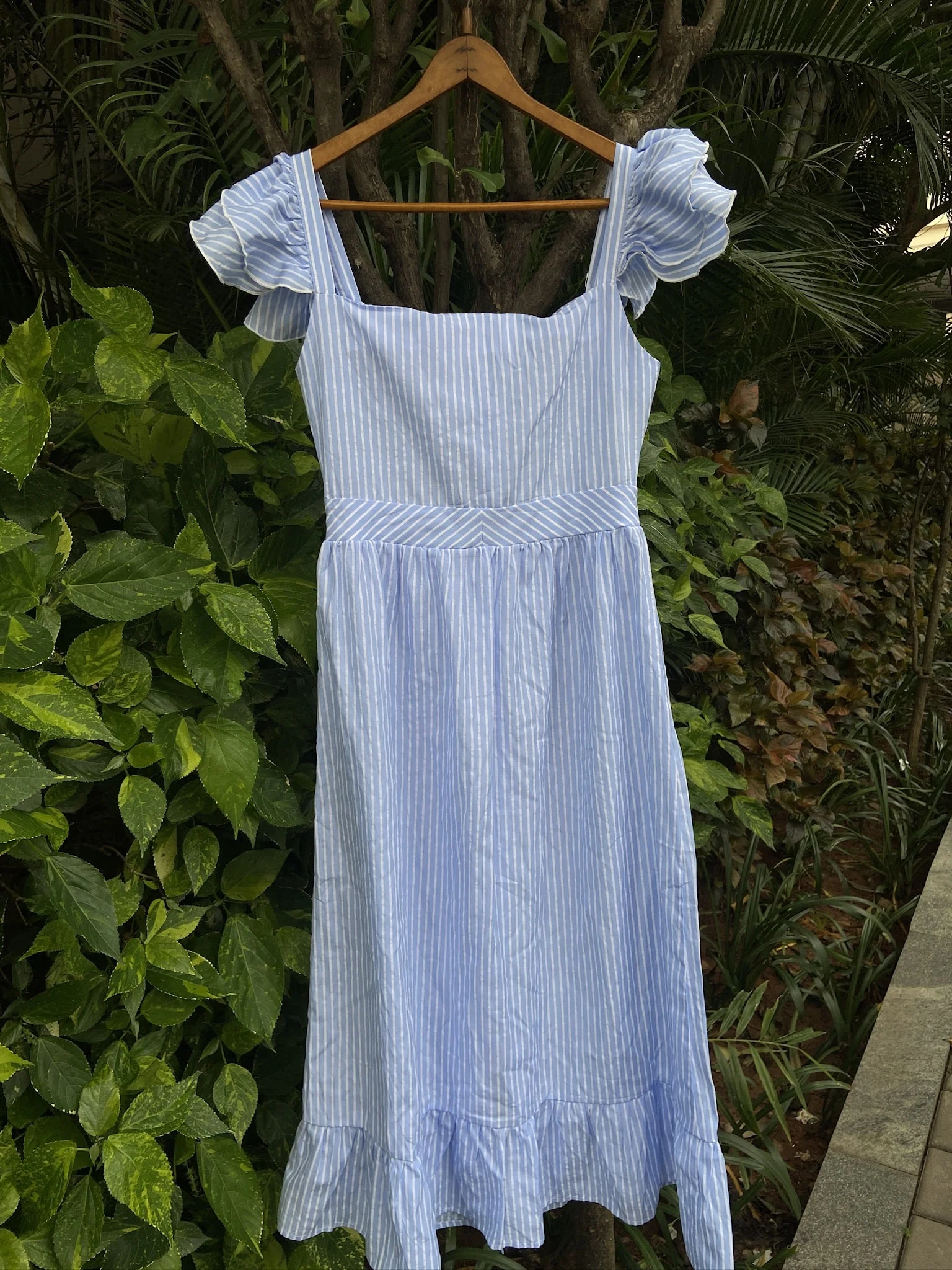 French Press Blue Dress